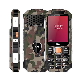  Мобильный телефон BQ 2817 Tank Quattro Power Camouflage 