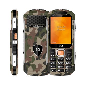  Мобильный телефон BQ 2819 Tank Quattro Camouflage 
