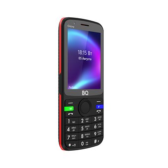  Мобильный телефон BQ 2800G Online Black+Red 