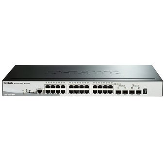  Коммутатор D-Link DGS-1510-28P/A1A 24G 2SFP 2SFP+ 24PoE 193W управляемый 