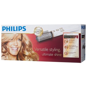  Фен-щетка Philips HP8664/00 белый/серебристый 
