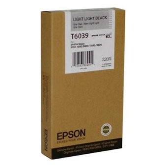  Картридж струйный Epson T6039 C13T603900 светло-серый (220мл) для Epson St Pro 7880/9880 
