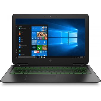 Ноутбук HP Pavilion Gaming 15-bc520ur 7JT77EA i5 9300H/8Gb/SSD512Gb/nVidia GeForce GTX 1650 4Gb/15.6"/TN/FHD (1920x1080)/Win10/black/green 