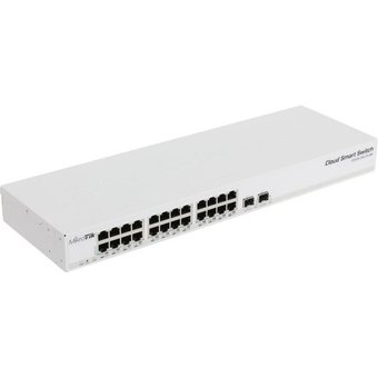  Коммутатор MikroTik CSS326-24G-2S+RM 24G 2SFP+ управляемый 