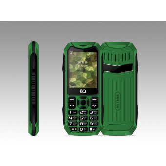  Мобильный телефон BQ 2428 Tank зеленый 