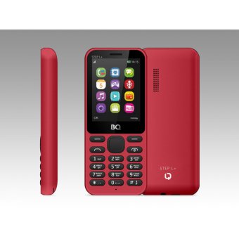  Мобильный телефон BQ 2431 Step L+ красный 