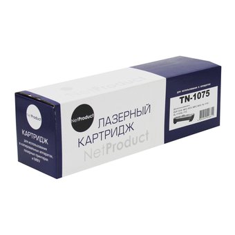  Тонер-картридж NetProduct (N-TN-1075) для Brother HL-1010R/1112R/DCP-1510R/MFC-1810R, 1K 