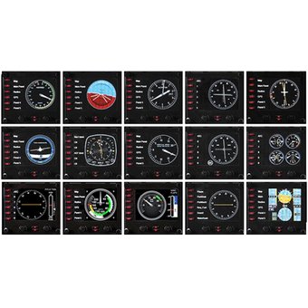  Геймпад Logitech G Saitek Pro Flight Instrument Panel черный 