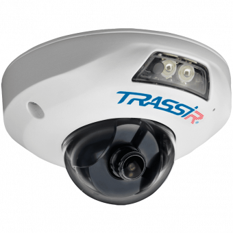  Видеокамера IP Trassir TR-D4121IR1 3.6-3.6мм белый 