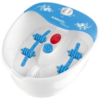  Гидромассажная ванночка для ног Scarlett SC-FM20104 белый/голубой 