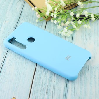  Чехол Silicone case для Xiaomi Redmi Note 8T голубой(16) 
