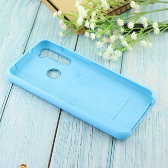  Чехол Silicone case для Xiaomi Redmi Note 8T голубой(16) 