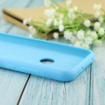  Чехол Silicone case для Xiaomi Redmi Note 8T голубой(16) 