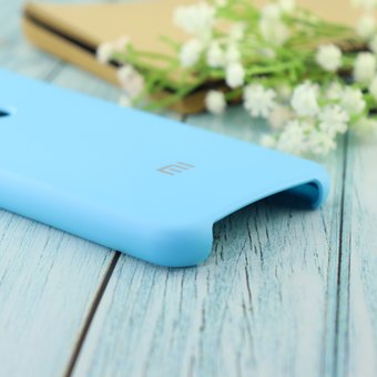  Чехол Silicone case для Xiaomi Redmi Note 8T голубой(16) 