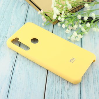  Чехол Silicone case для Xiaomi Redmi Note 8T жёлтый(4) 