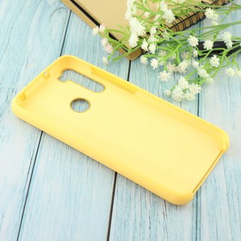  Чехол Silicone case для Xiaomi Redmi Note 8T жёлтый(4) 
