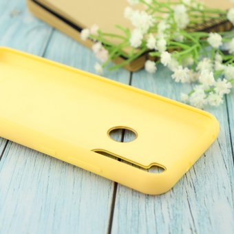  Чехол Silicone case для Xiaomi Redmi Note 8T жёлтый(4) 