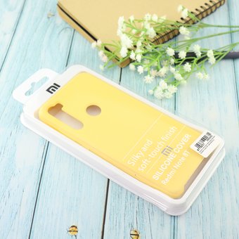  Чехол Silicone case для Xiaomi Redmi Note 8T жёлтый(4) 