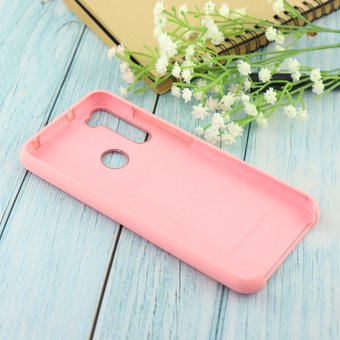  Чехол Silicone case для Xiaomi Redmi Note 8T розовый(12) 
