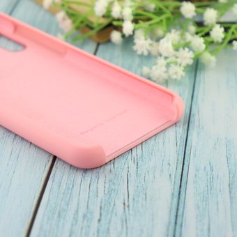  Чехол Silicone case для Xiaomi Redmi Note 8T розовый(12) 