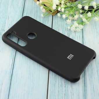  Чехол Silicone case для Xiaomi Redmi Note 8T чёрный(18) 