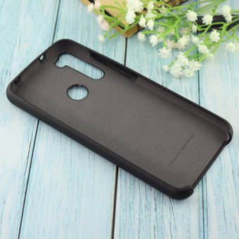  Чехол Silicone case для Xiaomi Redmi Note 8T чёрный(18) 