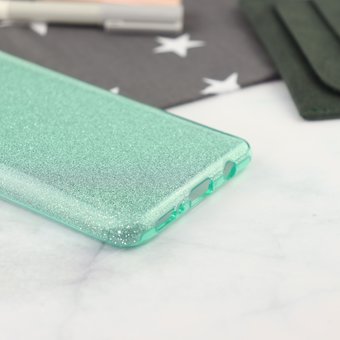  Накладка силиконовая блестящая для Samsung Galaxy A51, зеленый 