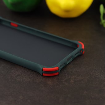  Чехол ARMOUR для iPhone 7/8 черно-зелёный 
