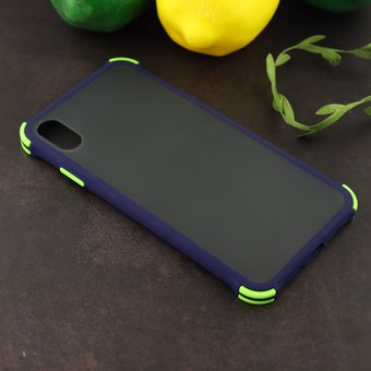  Чехол ARMOUR для iPhone XS Max сапфирово-синий 