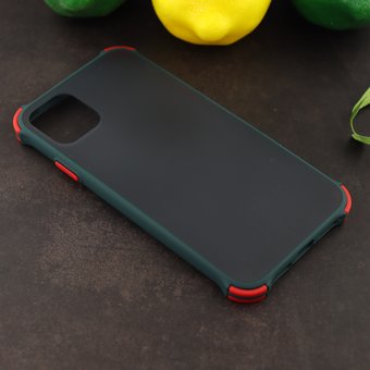  Чехол ARMOUR для iPhone 11 черно-зелёный 