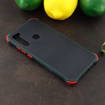  Чехол ARMOUR для Xiaomi Redmi Note 8 черно-зелёный 