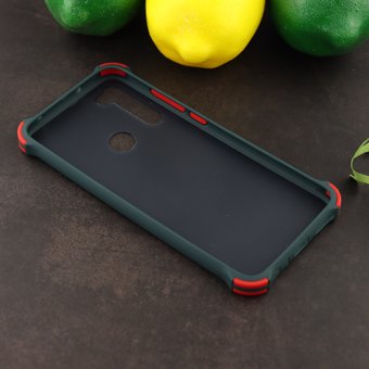  Чехол ARMOUR для Xiaomi Redmi Note 8 черно-зелёный 