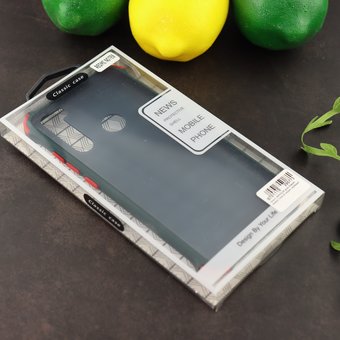  Чехол ARMOUR для Xiaomi Redmi Note 8 черно-зелёный 