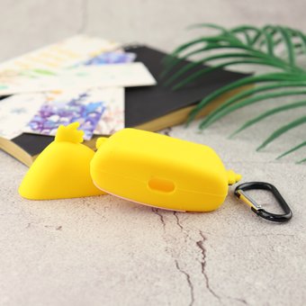  Чехол для AirPods 1/2 Angry Birds жёлтый 