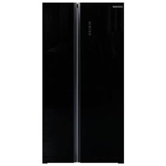  Холодильник Shivaki SBS-574DNFGBL черный 
