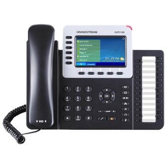  Телефон IP Grandstream GXP-2160 черный 