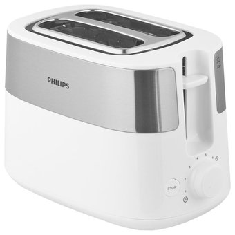  Тостер Philips HD2515 белый/стальной 