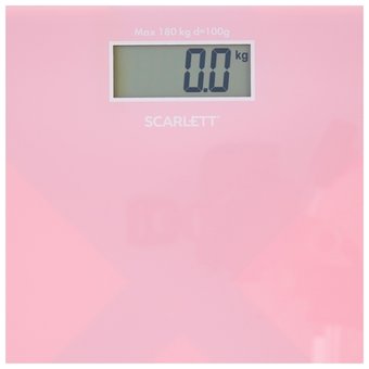  Весы напольные Scarlett SC-BS33E041 розовый 