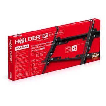  Кронштейн для телевизора Holder T4624-B черный 32"-55" до40кг наклон 