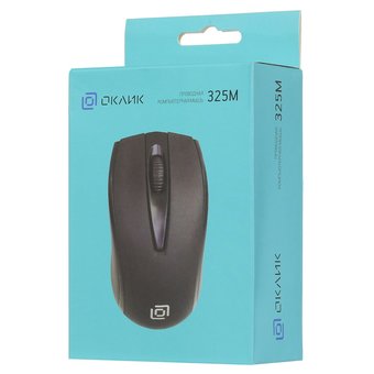  Мышь Oklick 325M черный USB 