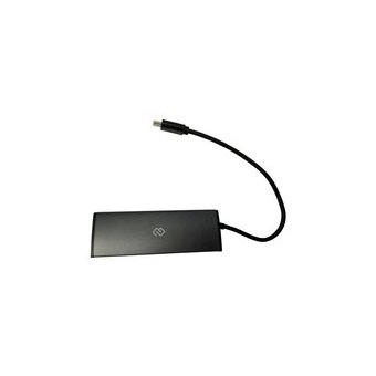  Разветвитель USB-C Digma HUB-4U2.0-UC-B 4порт. черный 