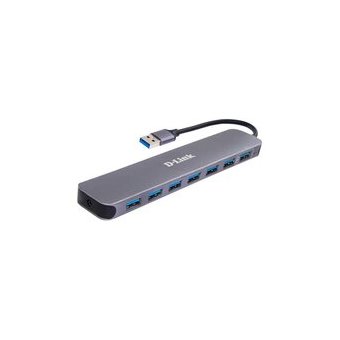  Разветвитель USB-C Digma HUB-7U3.0-UC-G 7порт. серый 