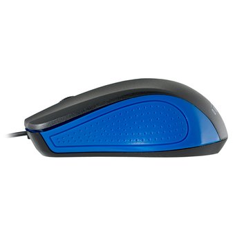 Мышь Oklick 225M черный/синий USB 