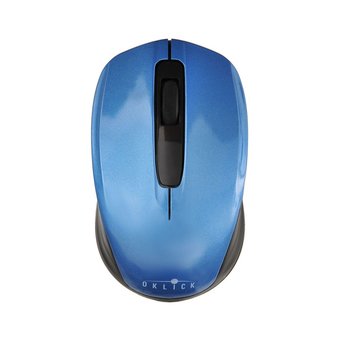  Мышь Oklick 475MW черный/синий USB 