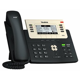  Телефон SIP Yealink SIP-T27G черный 