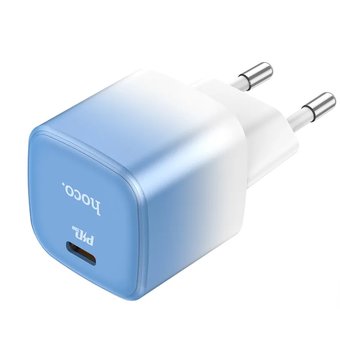  СЗУ Hoco C101A single port PD20W charger, Ice blue 