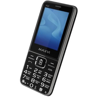  Мобильный телефон MAXVI P22 black 