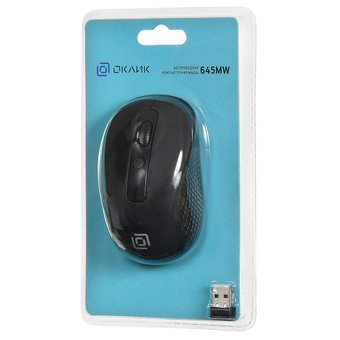  Мышь Oklick 645MW черный USB 