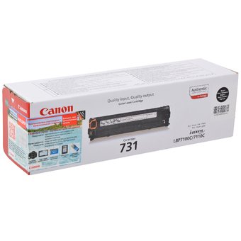  Картридж лазерный Canon 731BK 6272B002 черный (1400стр.) для Canon LBP7110 