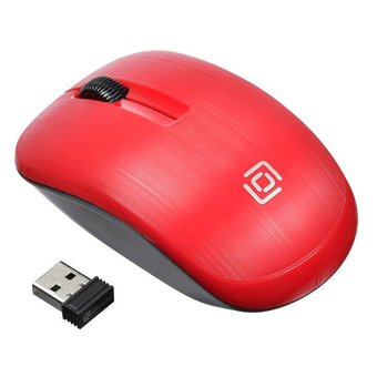  Мышь Oklick 525MW красный USB 